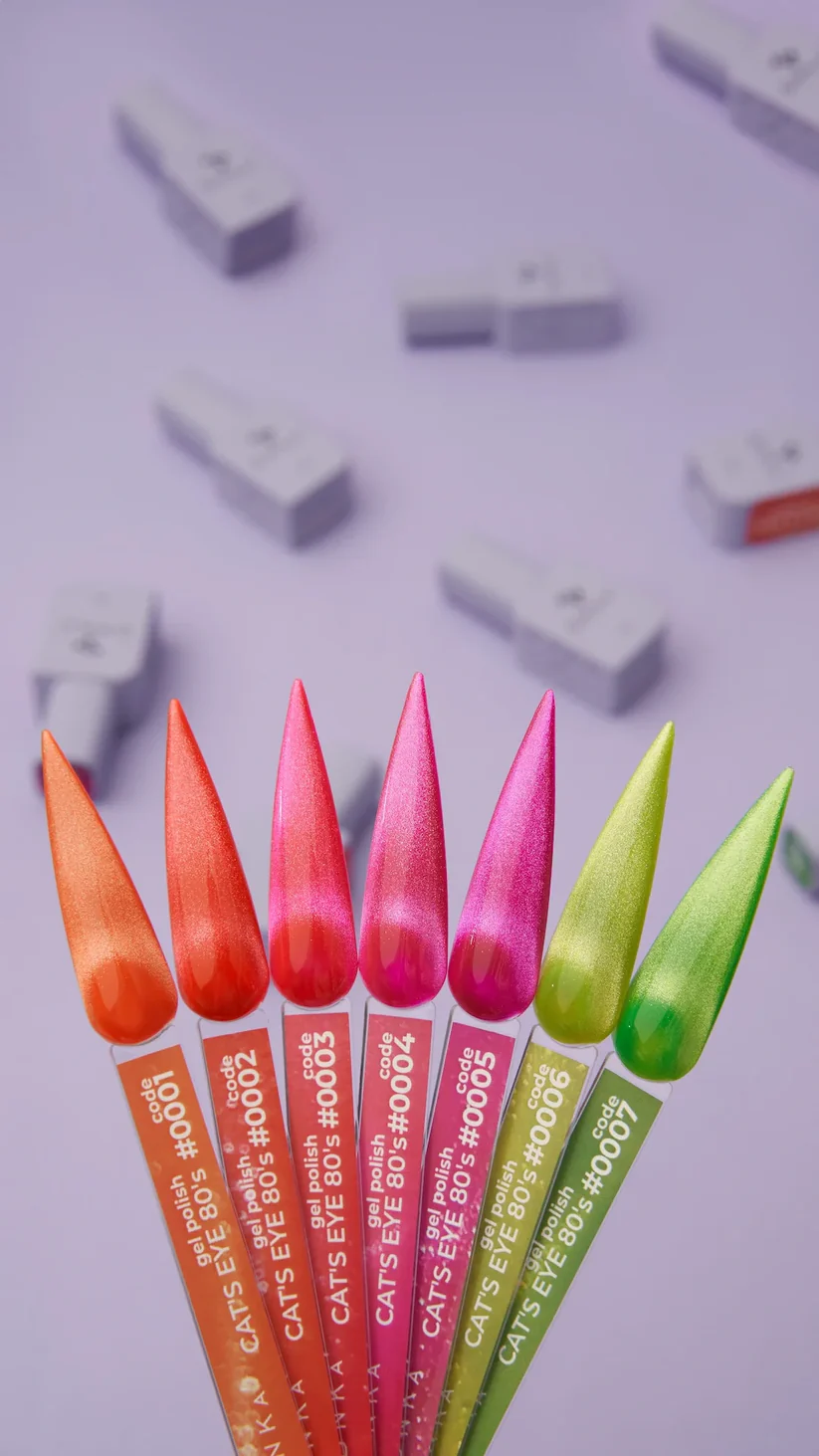 Color Gel Polish DNKa' 12 ml Cat's Eye 80's #0002 - Imagen 2