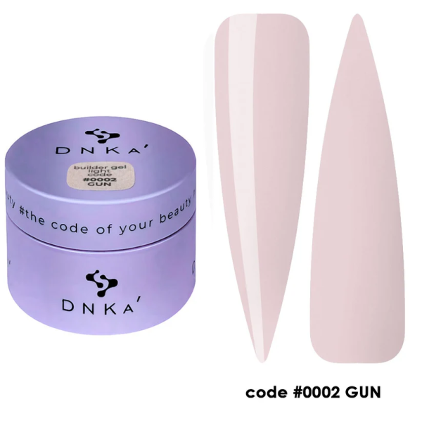 Builder Gel Light DNKa' 30 ml #0002 Gun