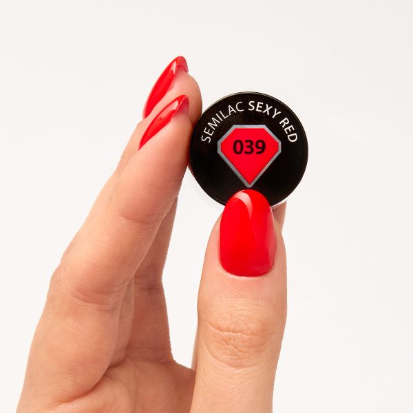 039 Esmalte semipermanente Semilac Sexy Red 7ml