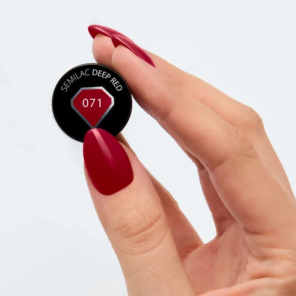 071 Esmalte semipermanente Semilac Deep Red 7ml