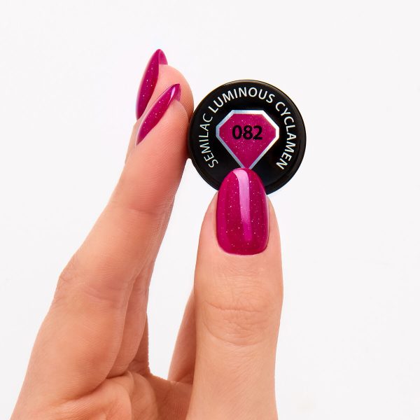 082 Esmalte semipermanente Semilac Luminous Cyclamen 7ml
