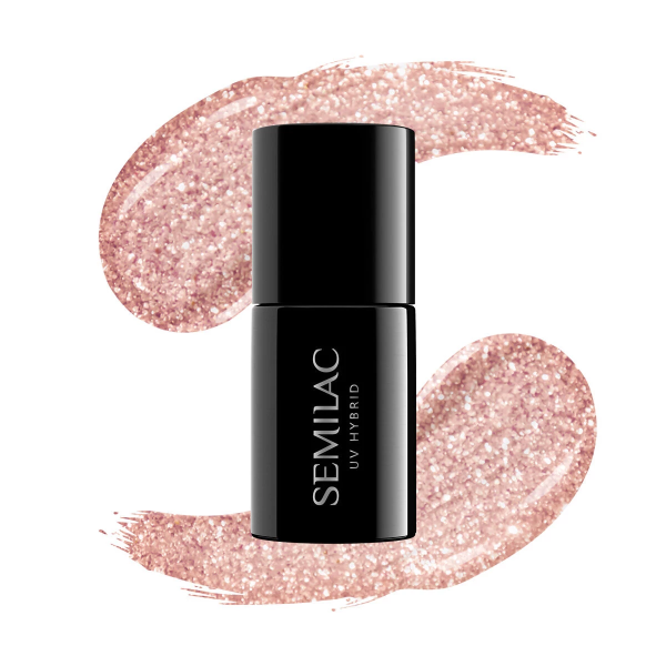 094 Esmalte semipermanente Semilac Pink Gold 7ml