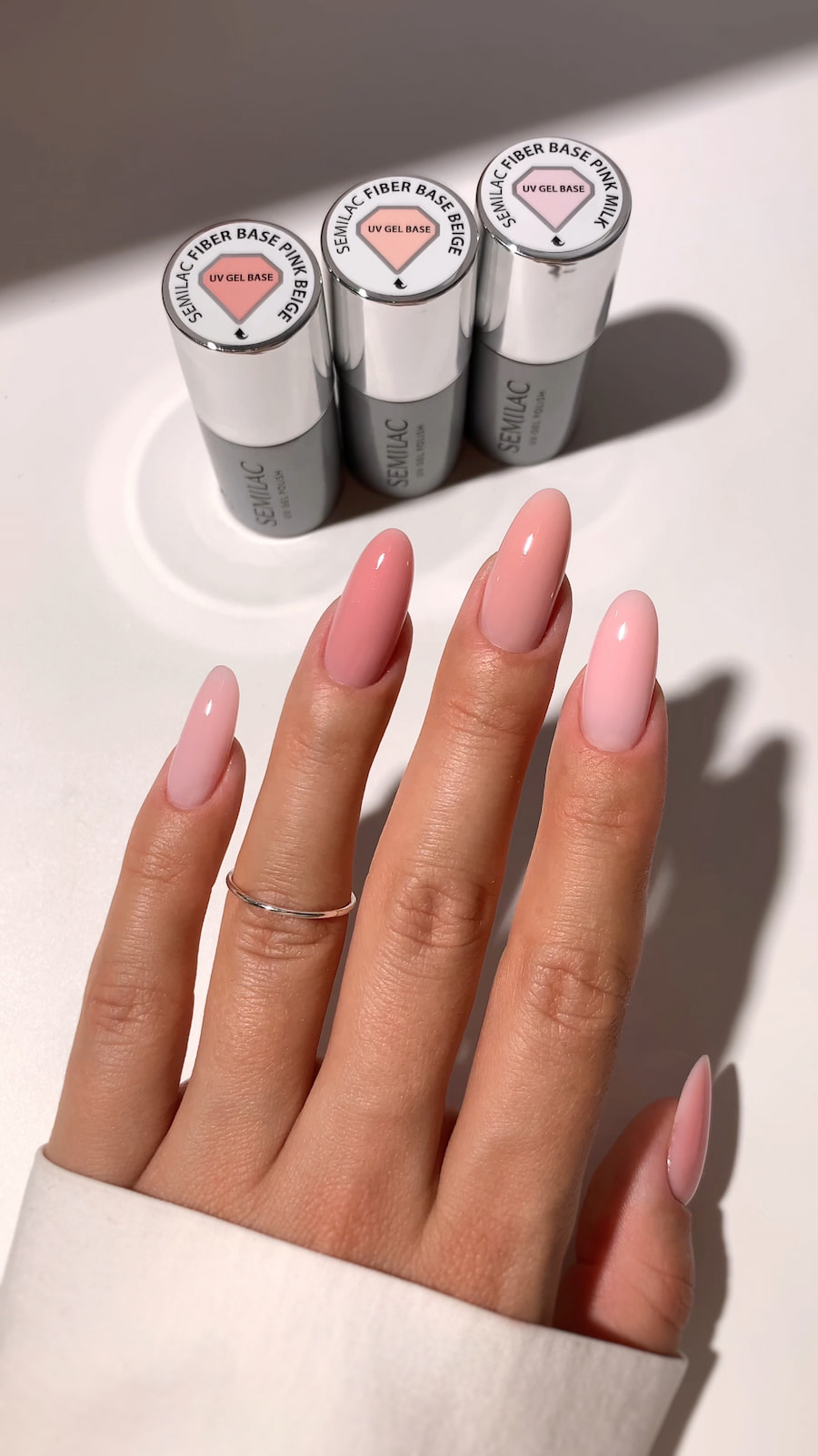 Semilac Fiber Base Beige 7 ml - Imagen 2