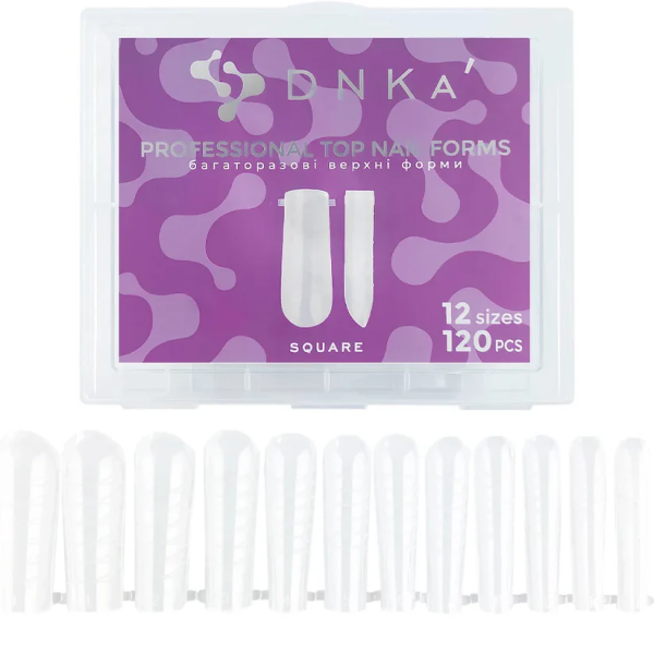 Professional Top Nail Forms DNKa' Square (120 pcs.)