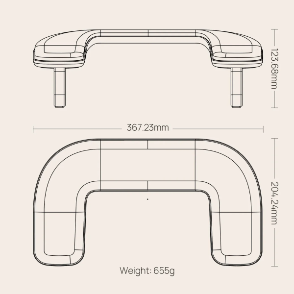 Reposamanos O´Nail Arm Rest 1 Plus"