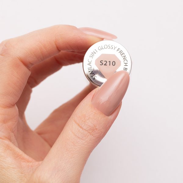 210 Esmalte semipermanente Semilac Business Line Light Pink 7ml
