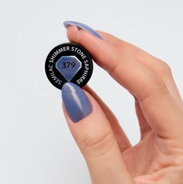 Semilac 379 Shimmer Stone Saphire 7 ml