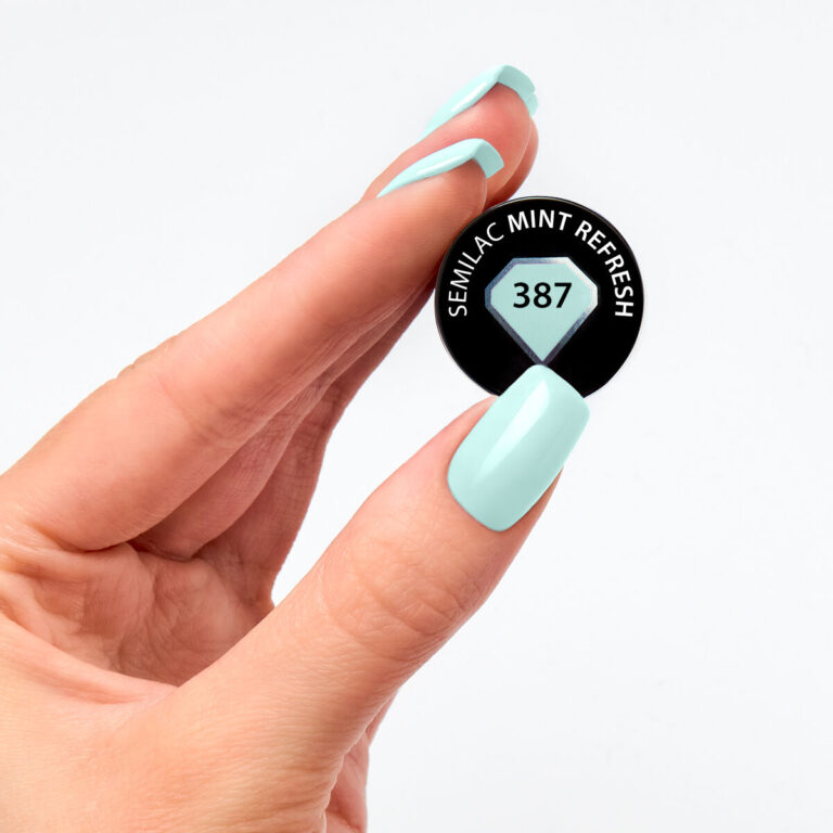 Semilac 387 Mint Refresh 7 ml - Imagen 3