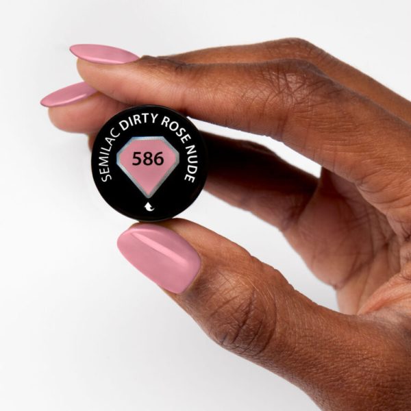 586 Semilac Dirty Rose Nude 7 ml