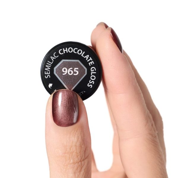 SEMILAC 965 Chocolate Gloss 7 ml