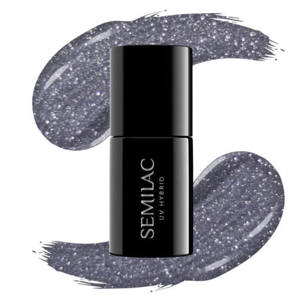 107 Esmalte semipermanente Semilac Steel Grey 7ml