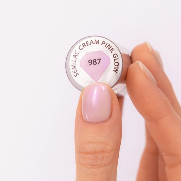 SEMILAC 987 Cream Pink Glow 7 ml