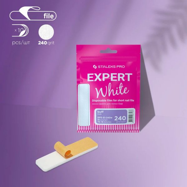 Recambios desechables con espuma Staleks Pro Expert 50 Buffer 18mm (10 unid.)
